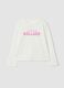 White organic cotton crew-neck T-shirt_0