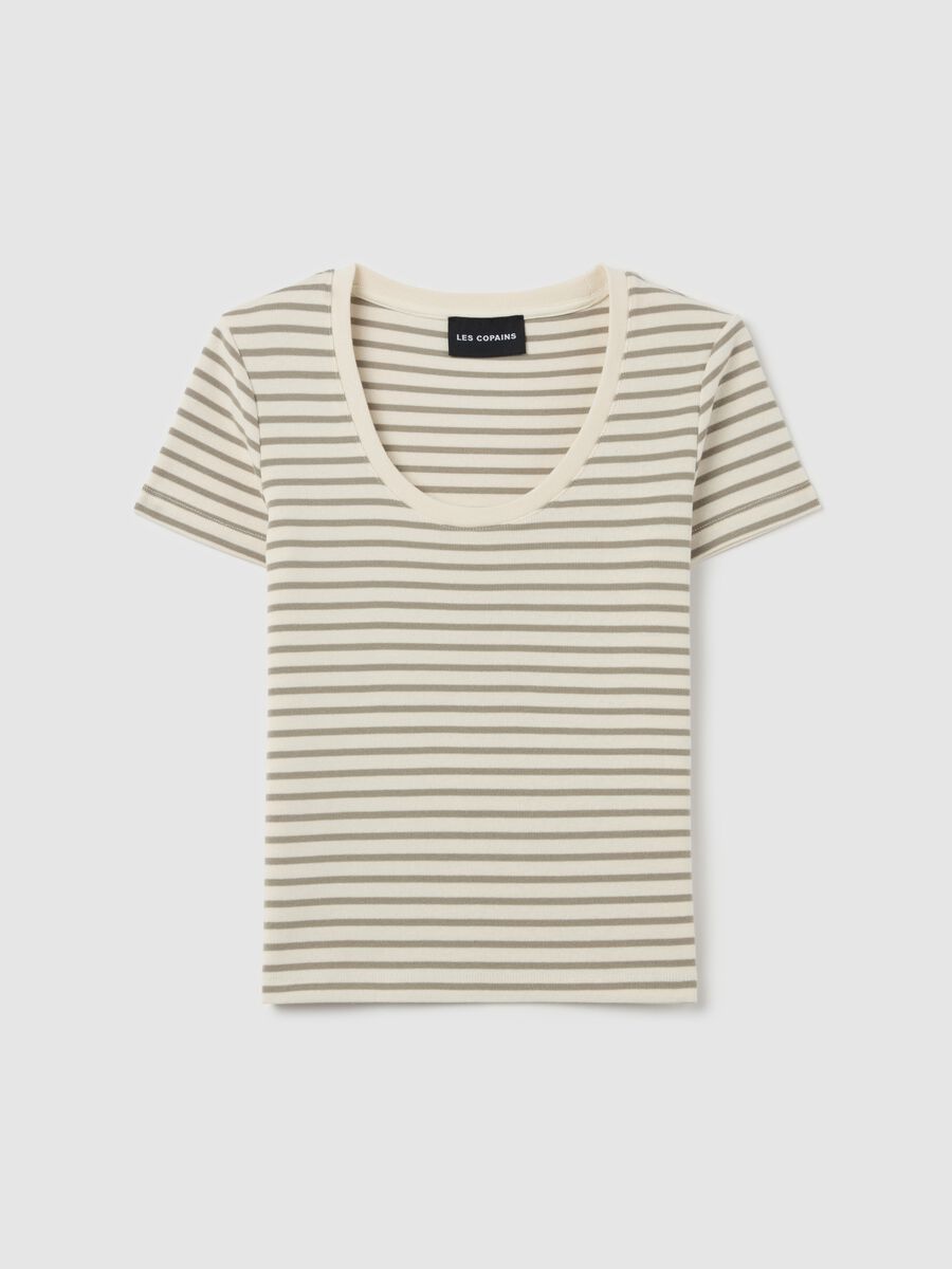 Striped cotton T-shirt_4