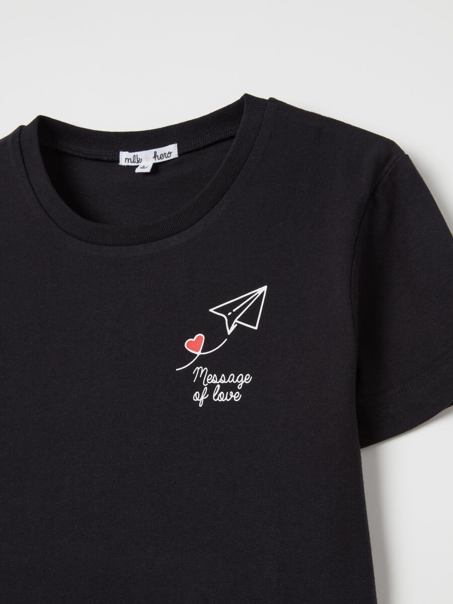 Cotton T-shirt with print_5