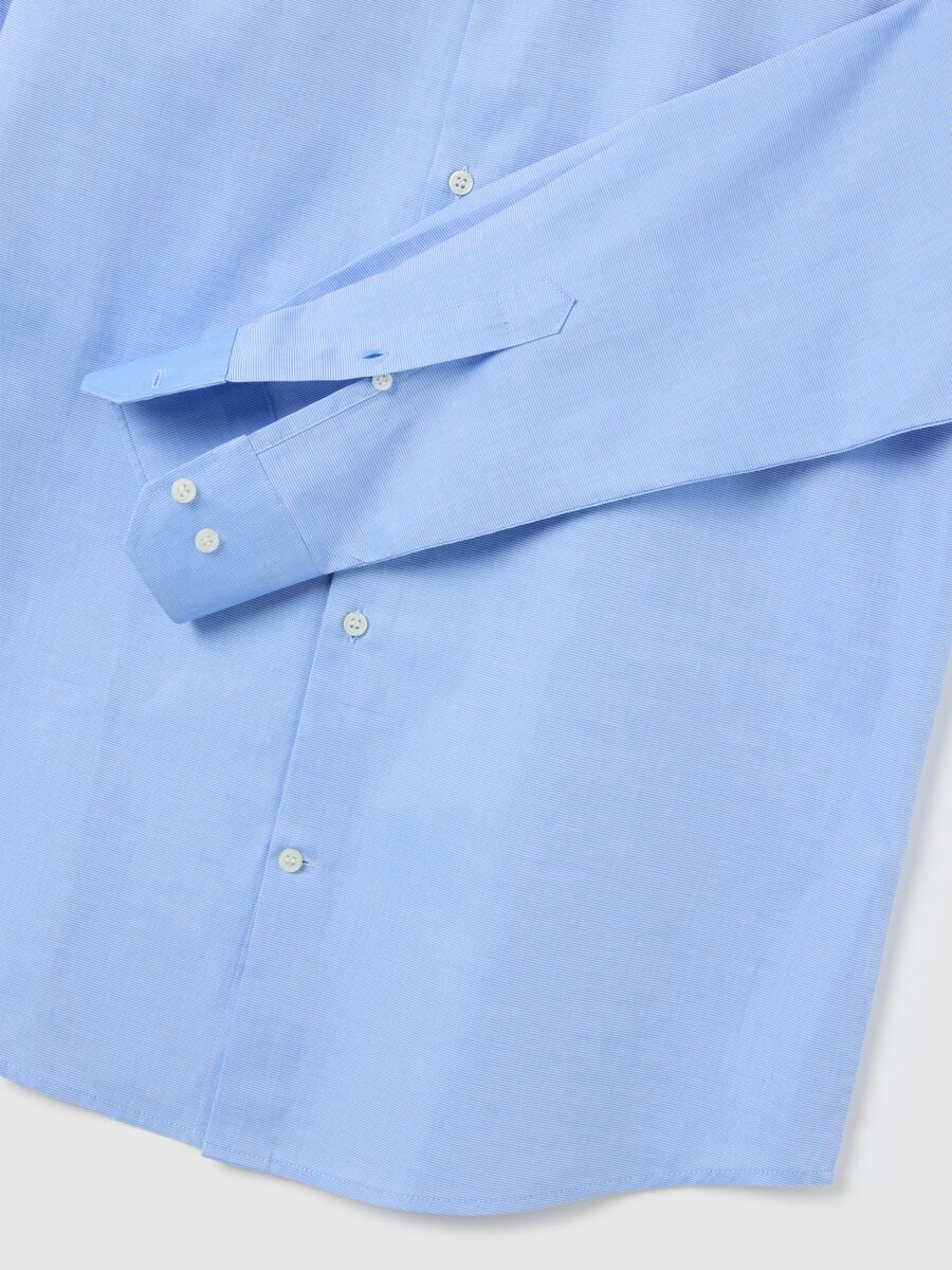 Men's pure cotton light blue shirt_1