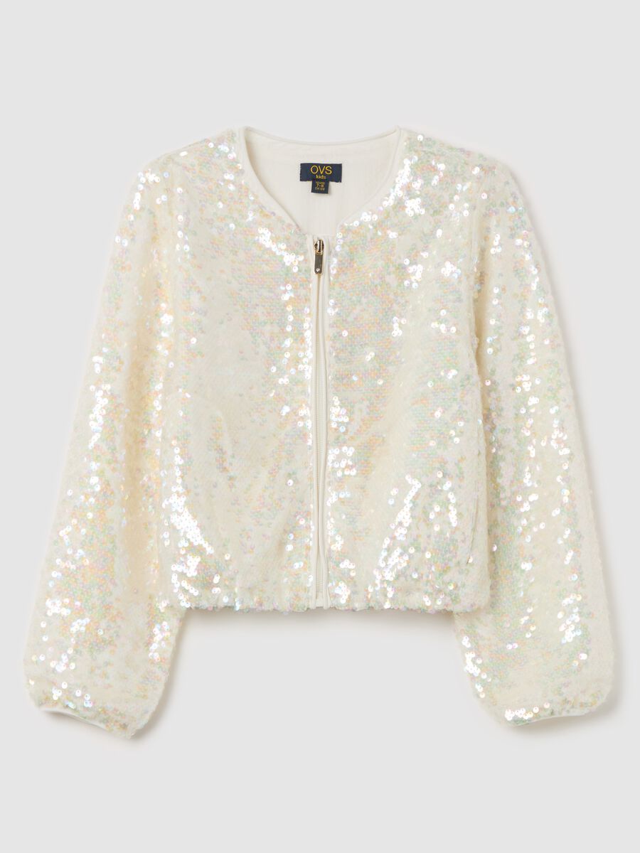 Jacket with sequins_0
