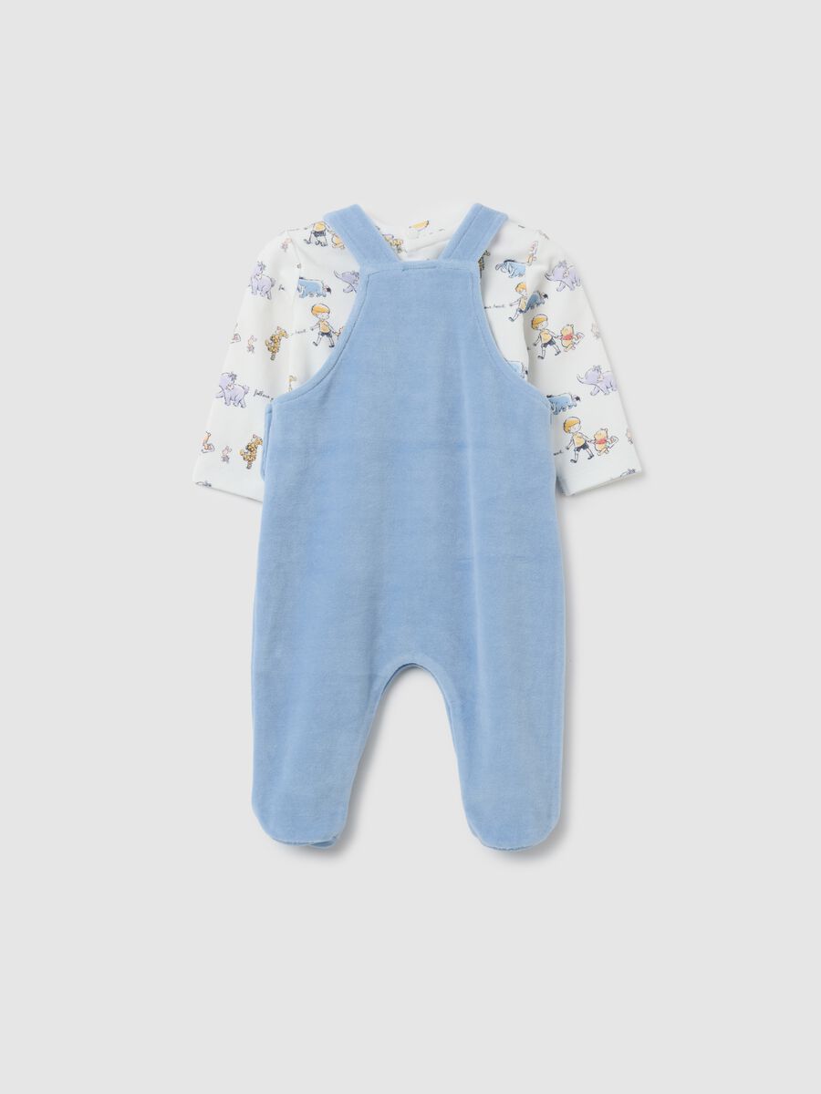 Newborn Set in Blue Cotton Blend_1