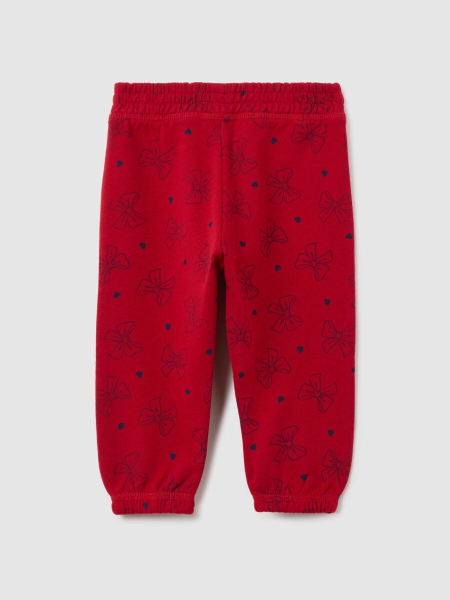 Girls' Pure Cotton Red Trousers_1
