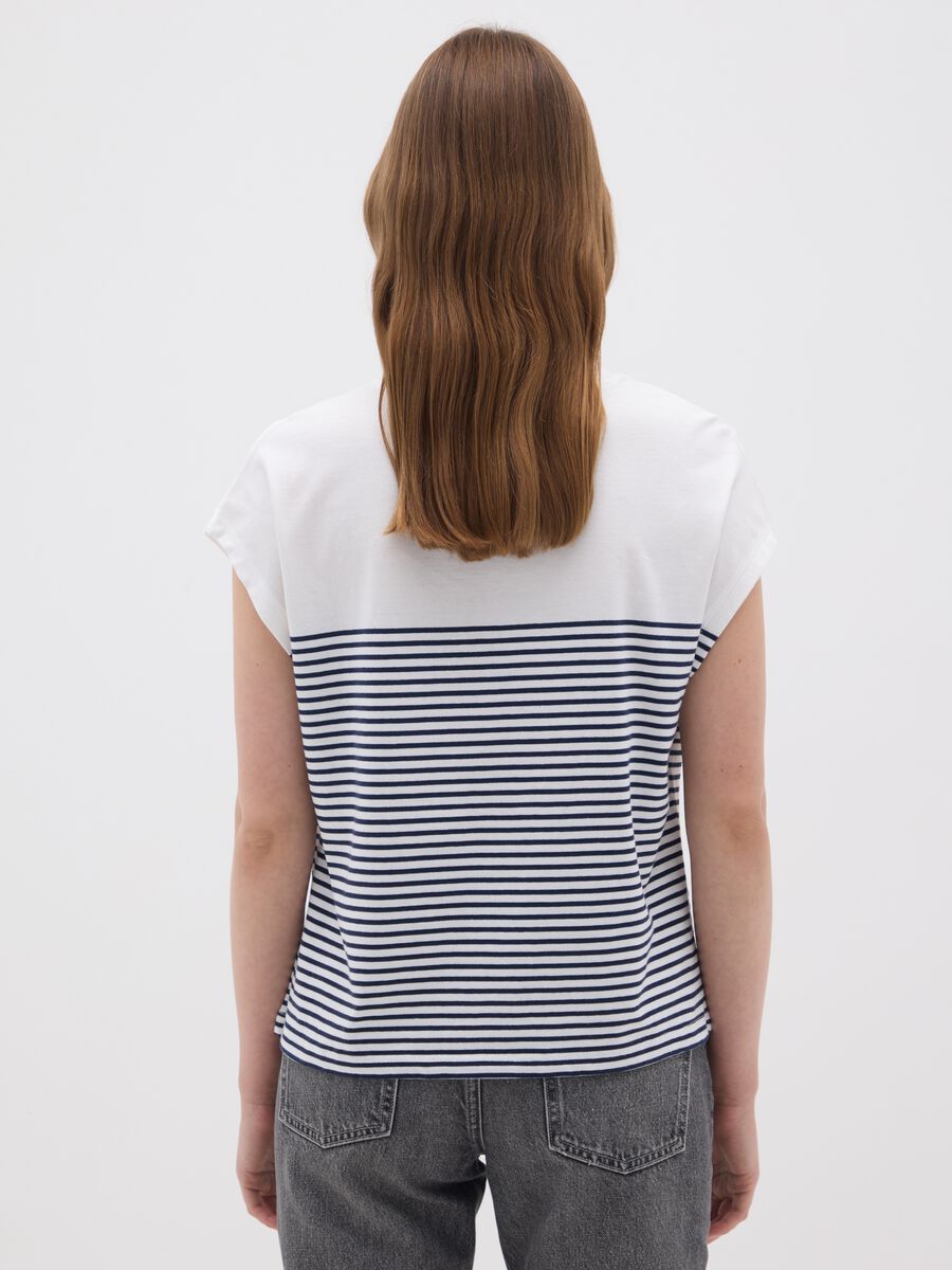 Multicolour Pure Cotton Women's T-shirt_2