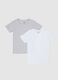 Multicolour regular fit pure cotton children's t-shirt twin pack_0