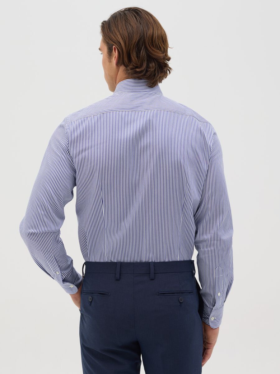 Slim-fit striped easy-iron shirt_1