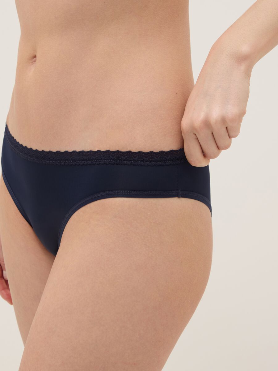 Regular fit blue briefs_3