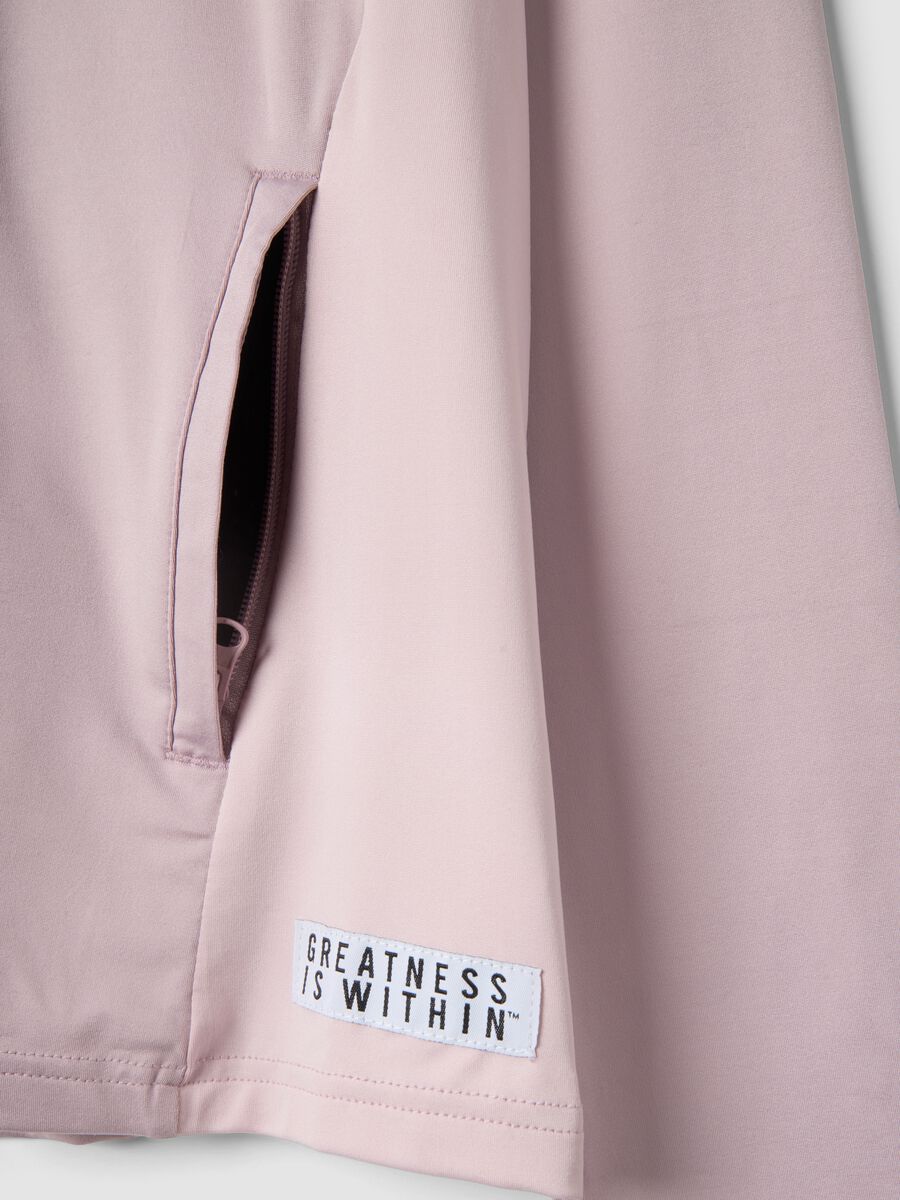 Light pink regular fit jacket with full zip_1