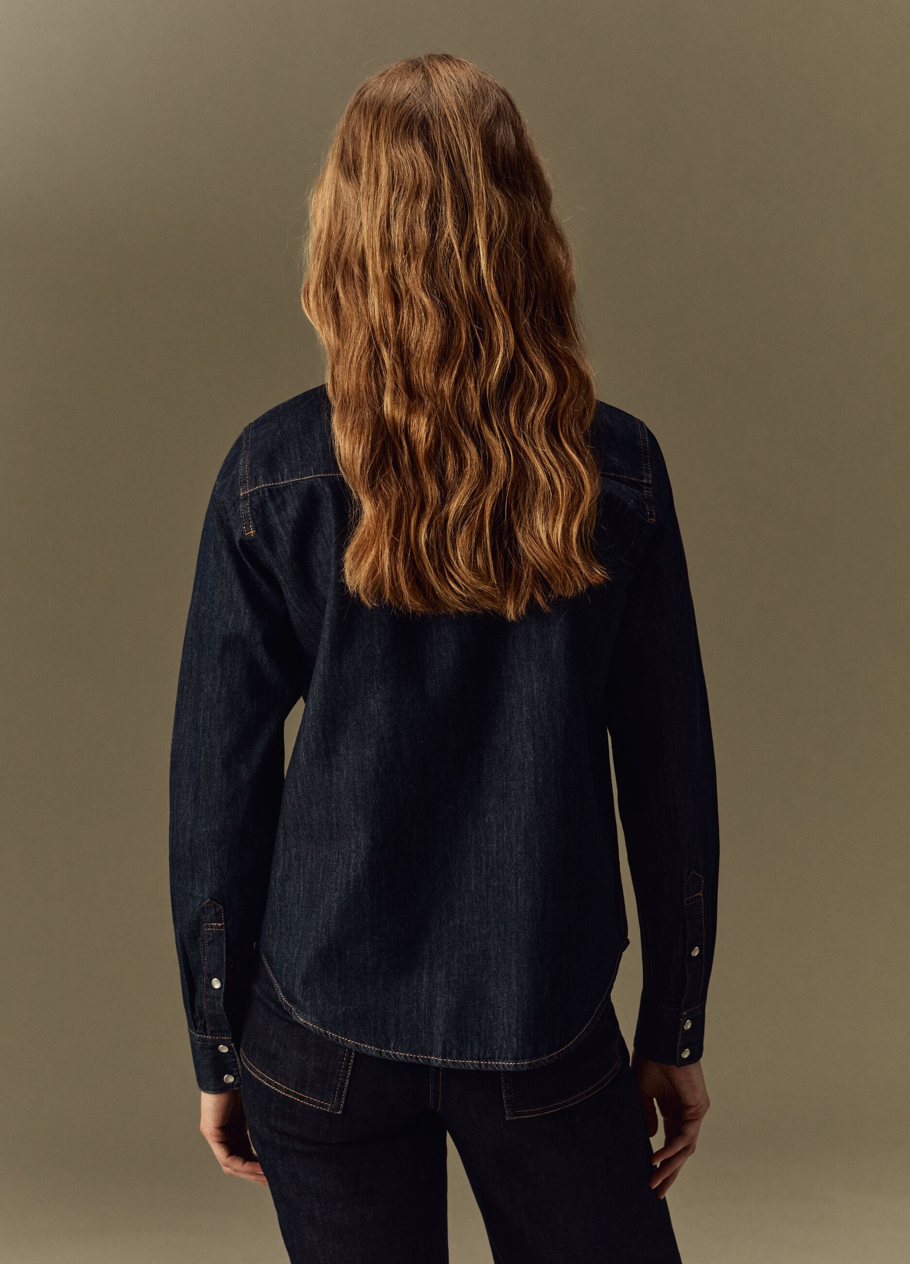 Camicia western in denim_2