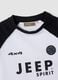 White pure cotton T-shirt with raglan sleeves for boys_5