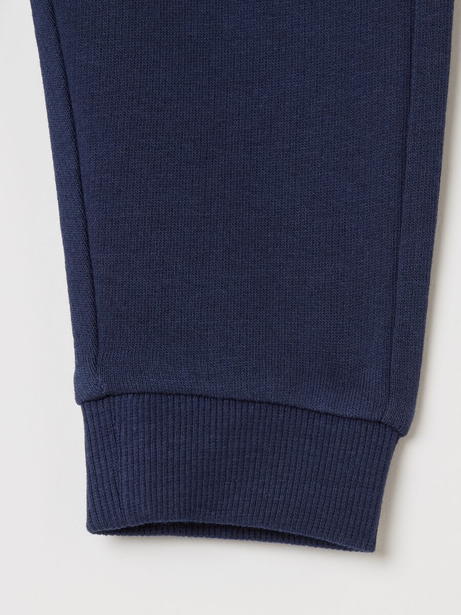 Cotton joggers with drawstring_3