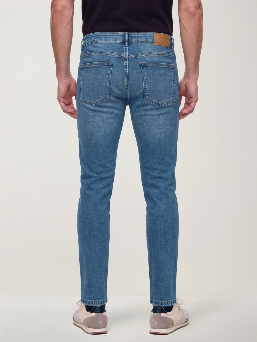 Light blue skinny-fit stretch cotton denim jeans_2