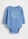 Long-sleeve blue cotton bodysuit_0