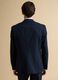 Blue stretch-viscose blazer with classic lapels_3