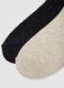 Multicolour Stretch Cotton Blend Socks Tripack_1
