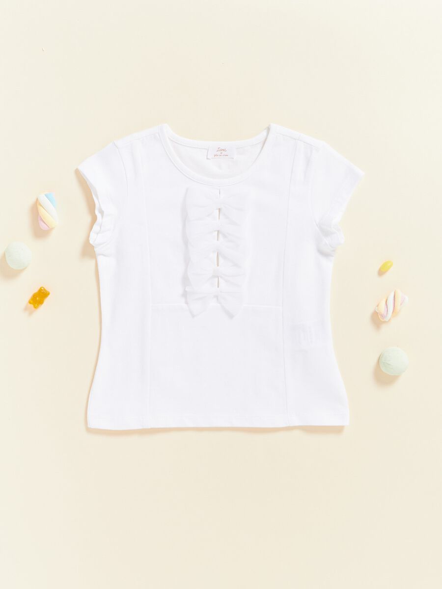 IANA T-shirt with tulle bows_0