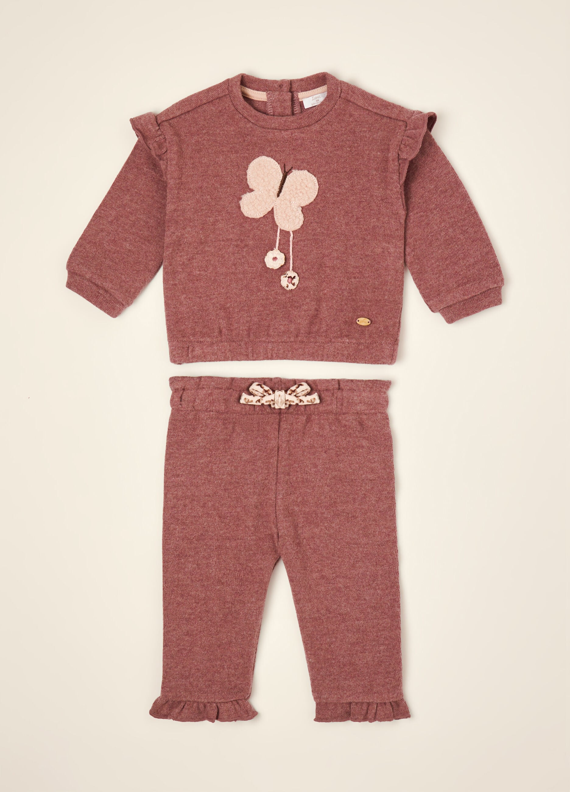 IANA baby girl jersey jogging set