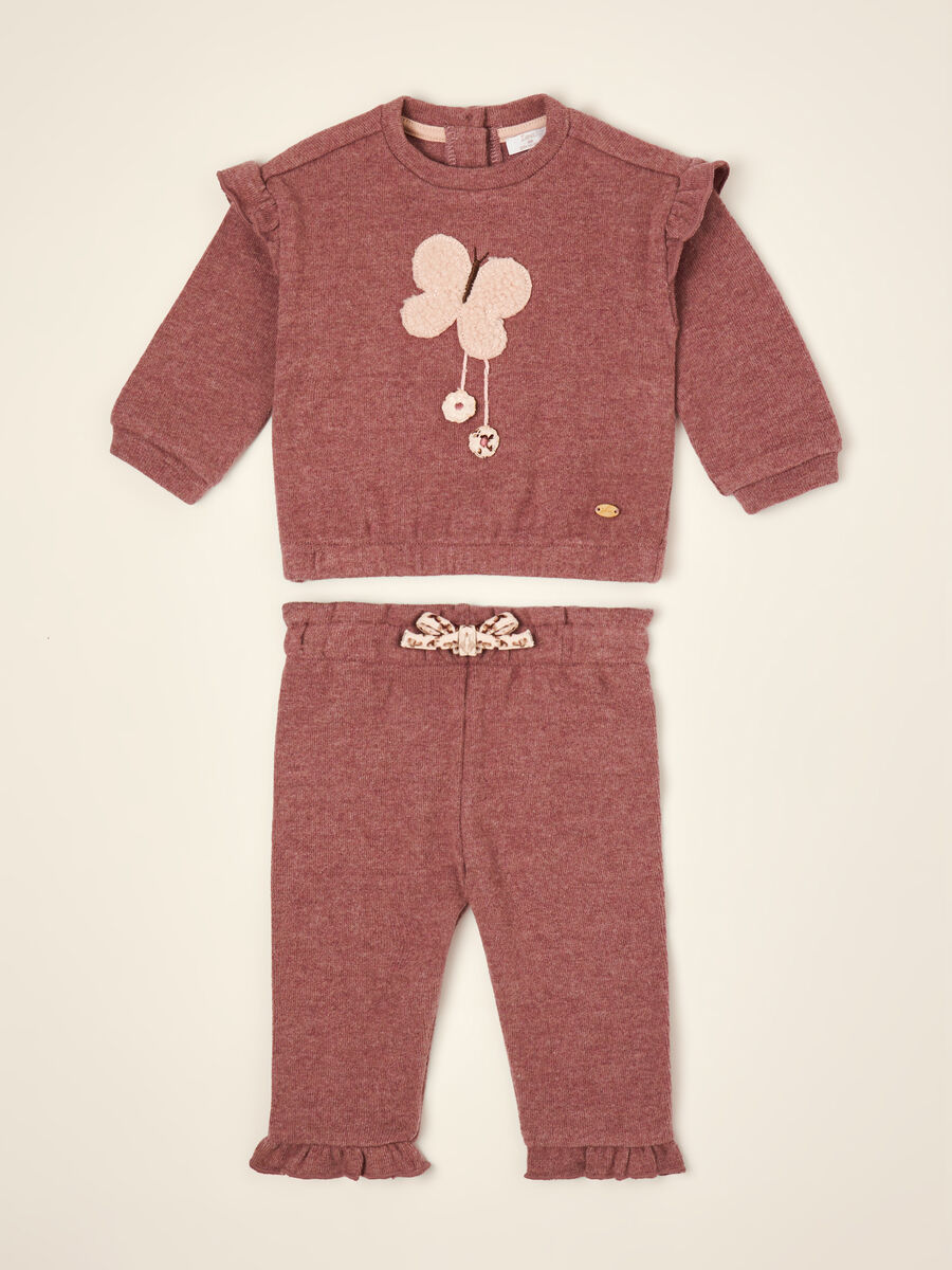 IANA baby girl jersey jogging set_0