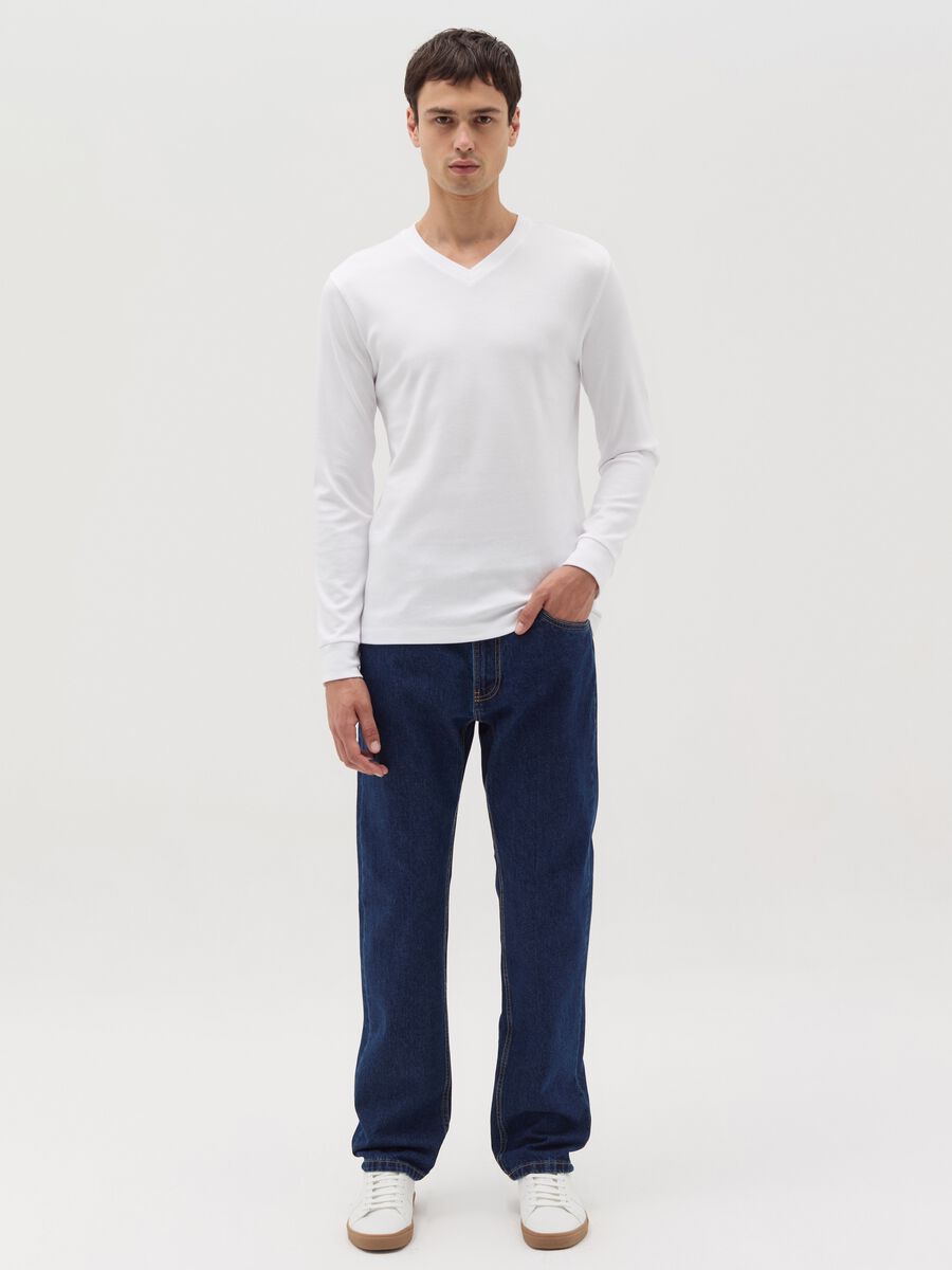 Jeans regular fit cinque tasche_0