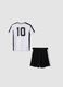 Black and white set with T-shirt and shorts_1