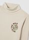 Children's regular fit beige pure cotton jumper_2