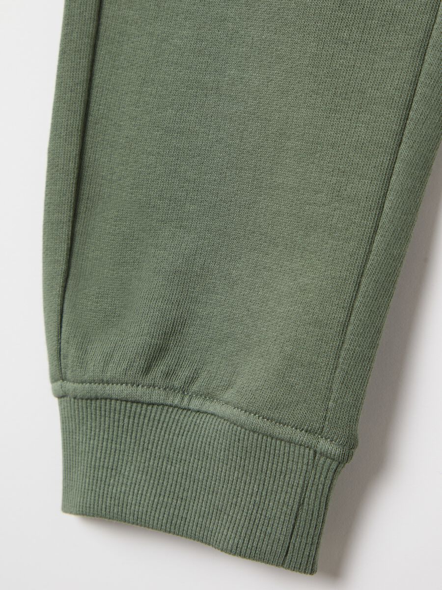 Cotton joggers with drawstring_2