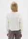 Girls' pure white wool regular fit high-neck sweater_1