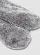 Grey stretch plush-effect socks_2