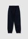 Stretch cotton joggers with drawstring_0