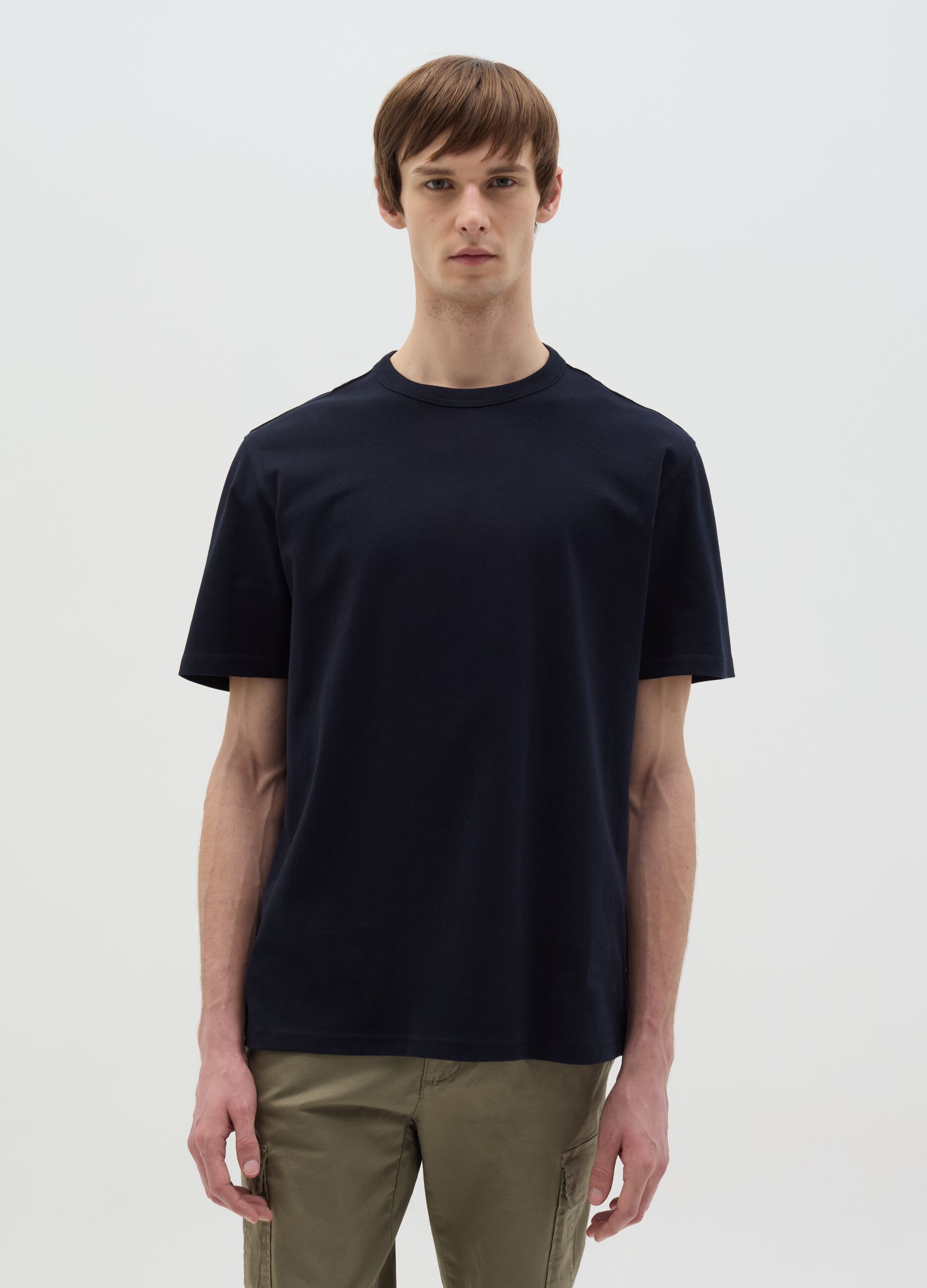 Relaxed-fit T-shirt with round neck
