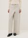 Beige wide-leg stretch cotton chino trousers regular fit_2