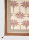 Brown pure cotton pareo with tropical print_6