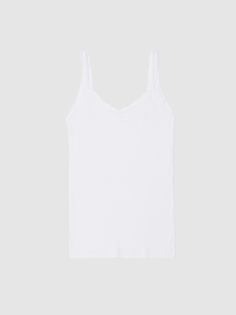 Ribbed under vest with crochet_4