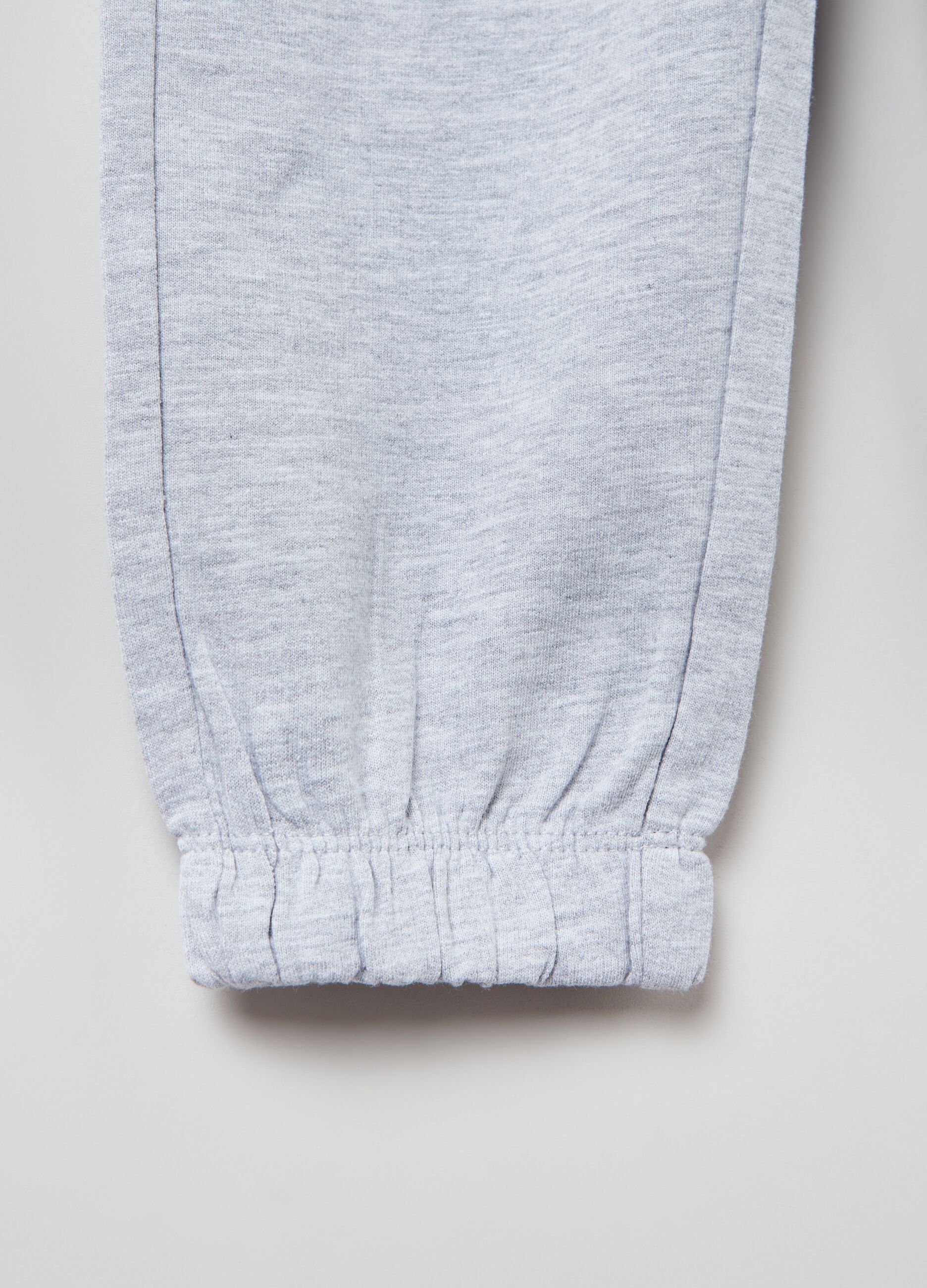 Joggers in felpa con profili elasticati_2