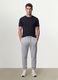 T-shirt nera in cotone organico a maniche corte slim fit_1