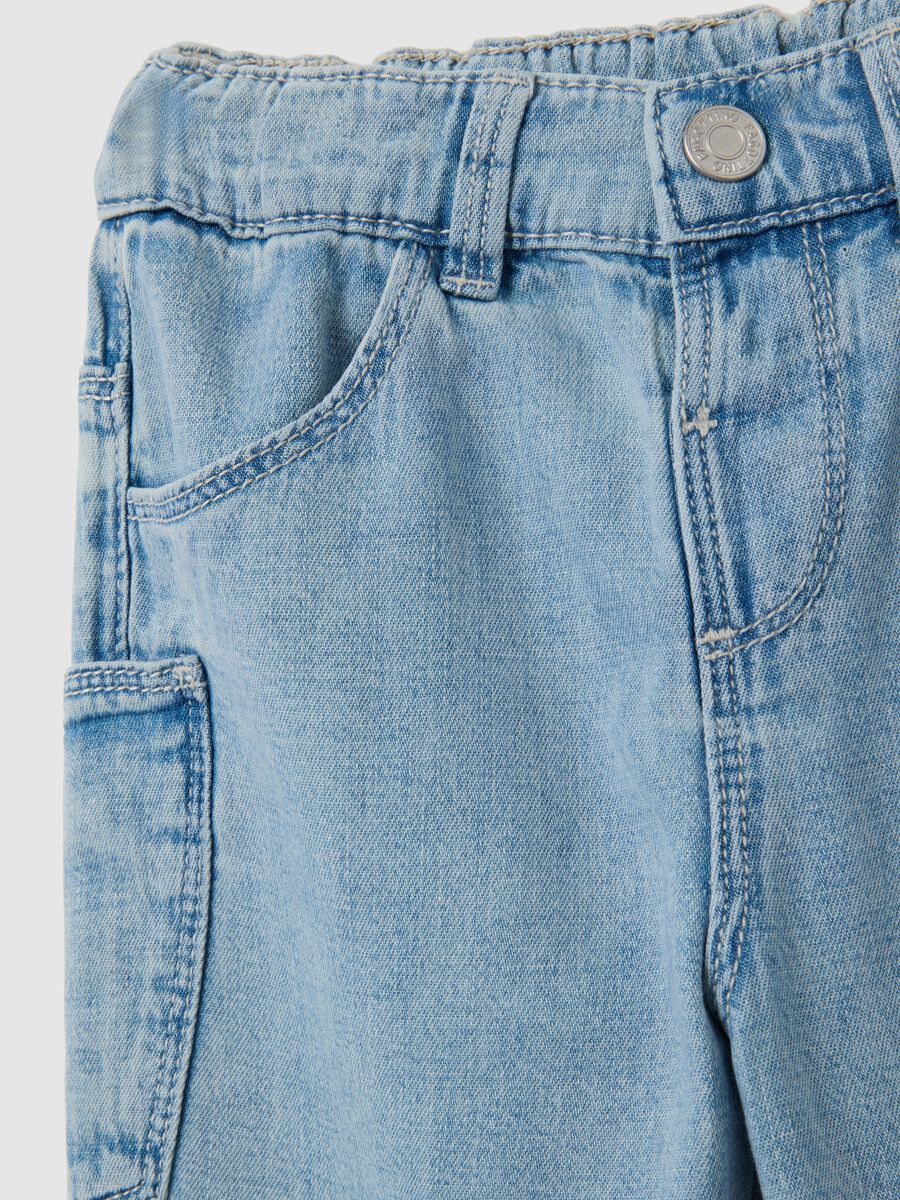 Children's Blue Denim Over Fit Jeans_2