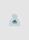 Light Blue Stretch Viscose Beanie with Pom-Pom and Lilo & Stitch Print_0