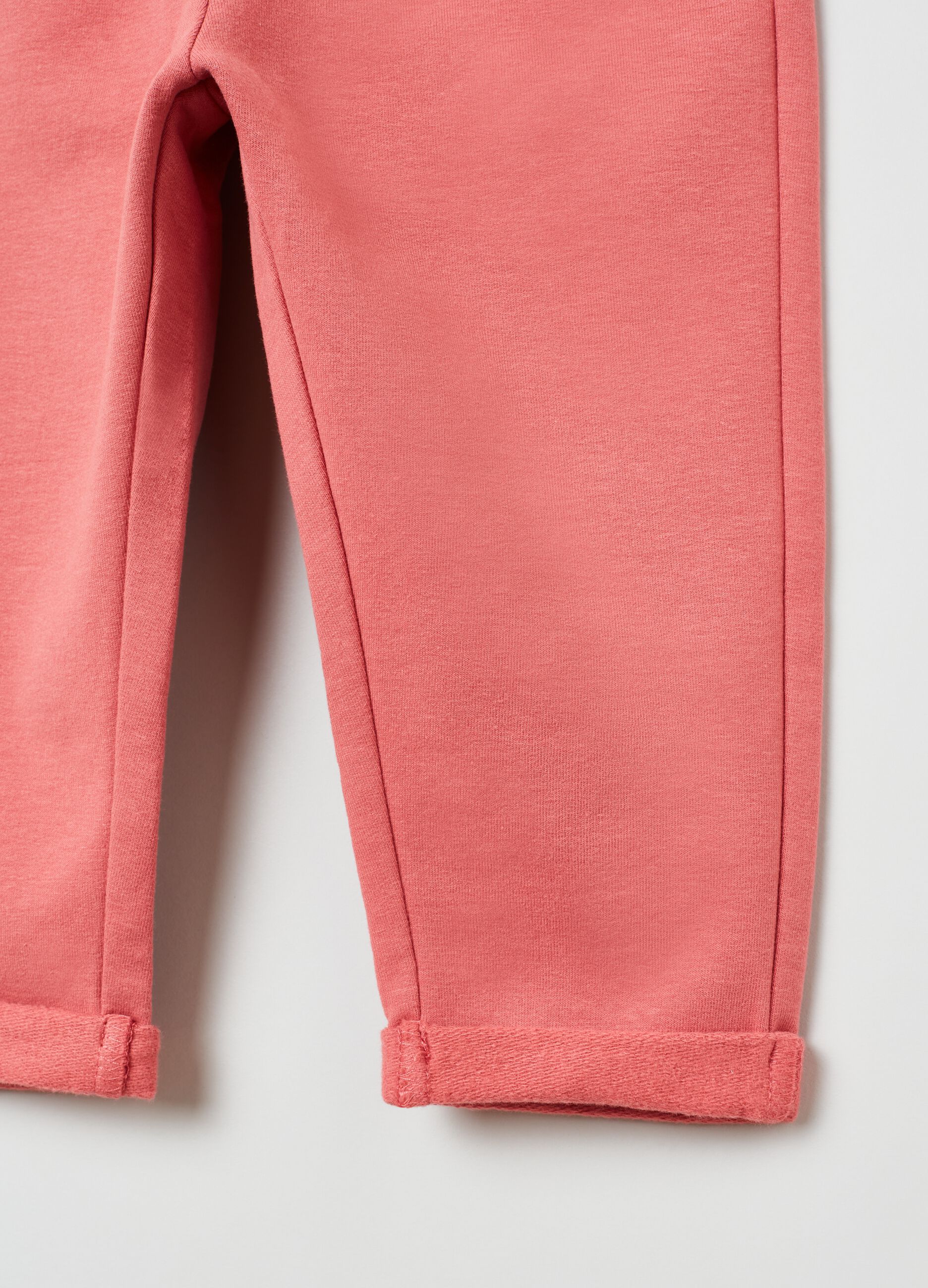 Joggers in French Terry con coulisse_2