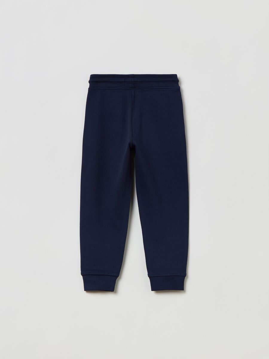 Joggers in felpa con coulisse_1