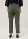 Green Stretch Cotton Trousers Regular Fit_2