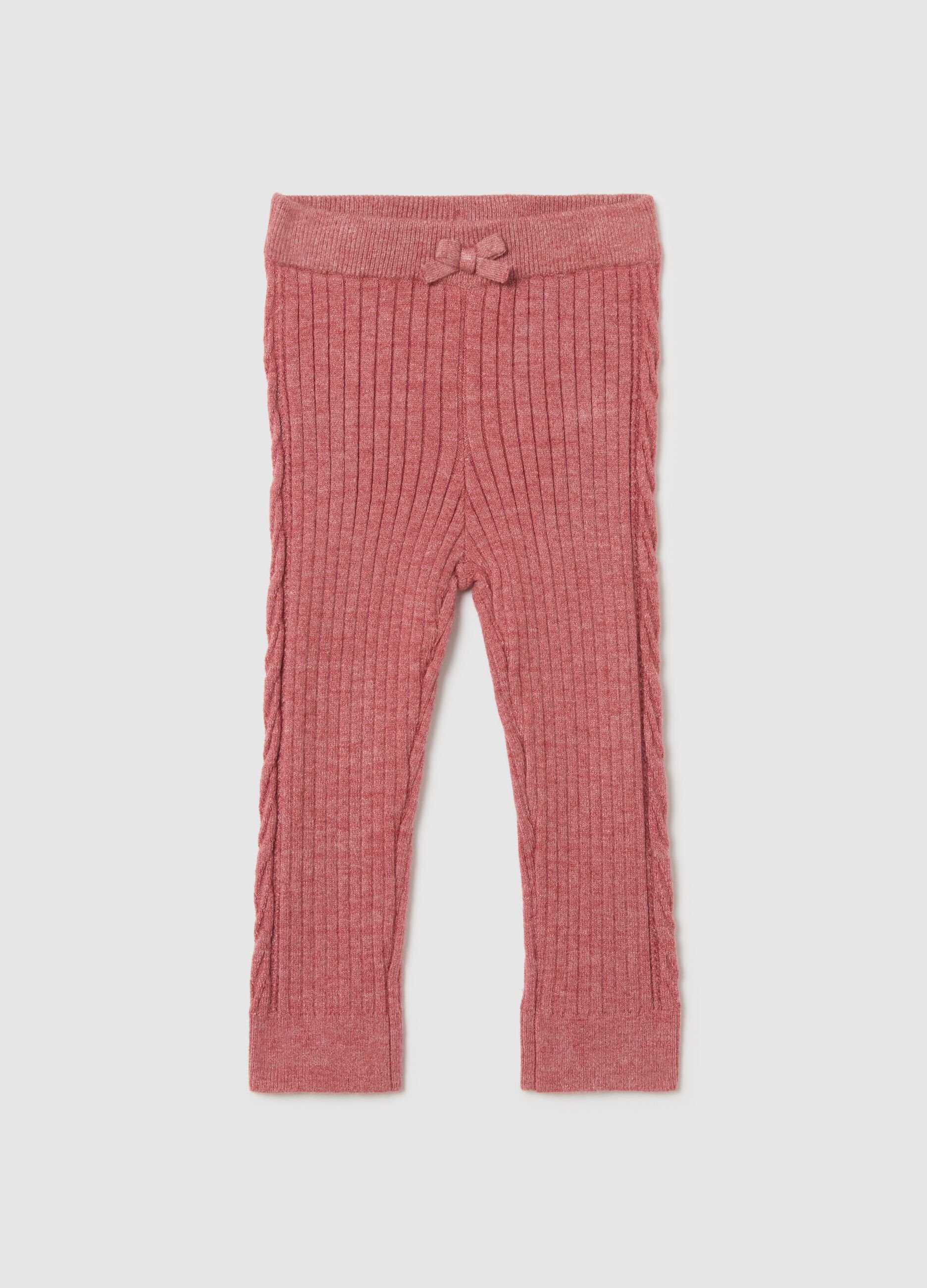 Regular Fit Pink Toddler Leggings