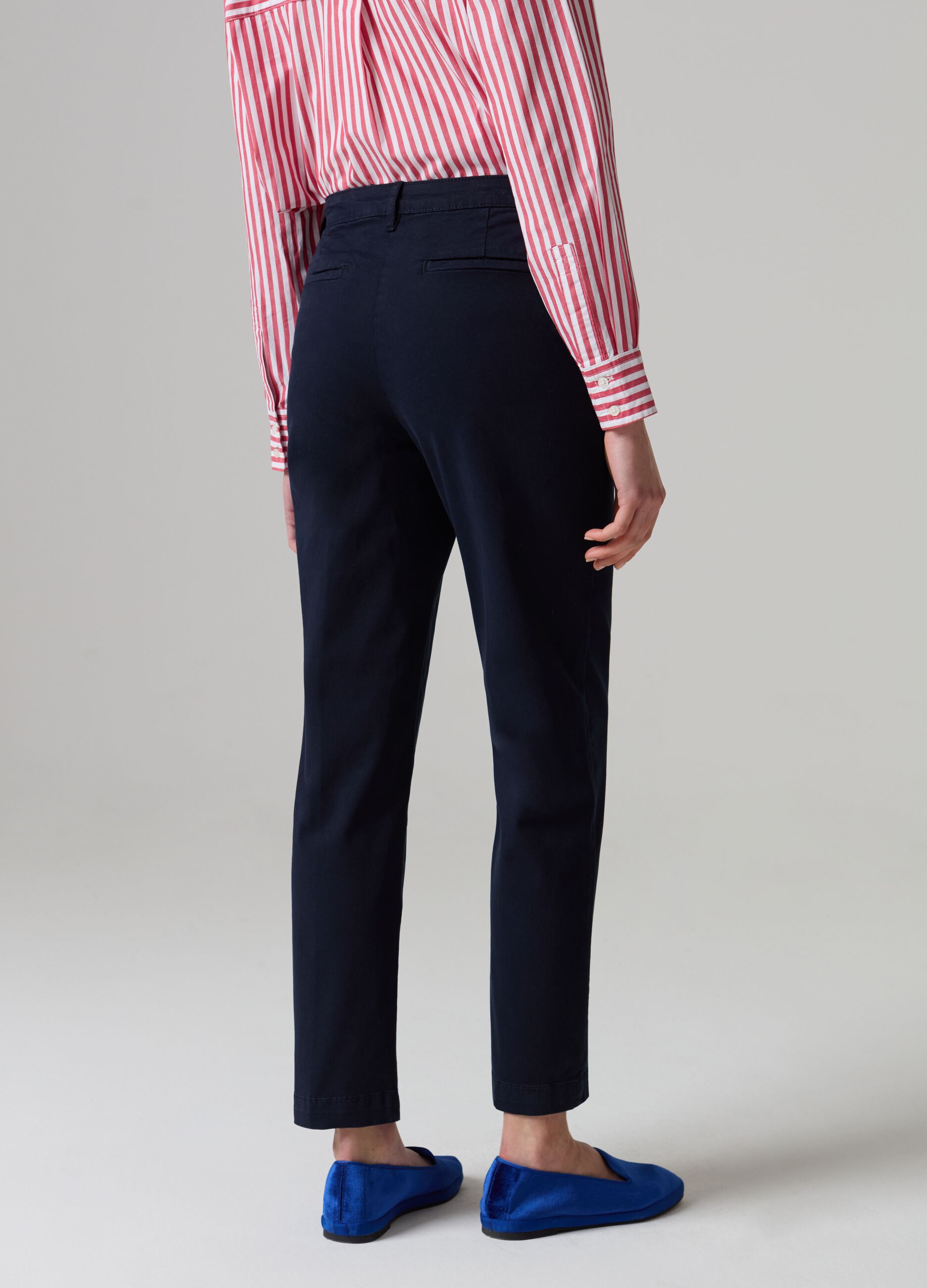 Pantalone chino in cotone stretch