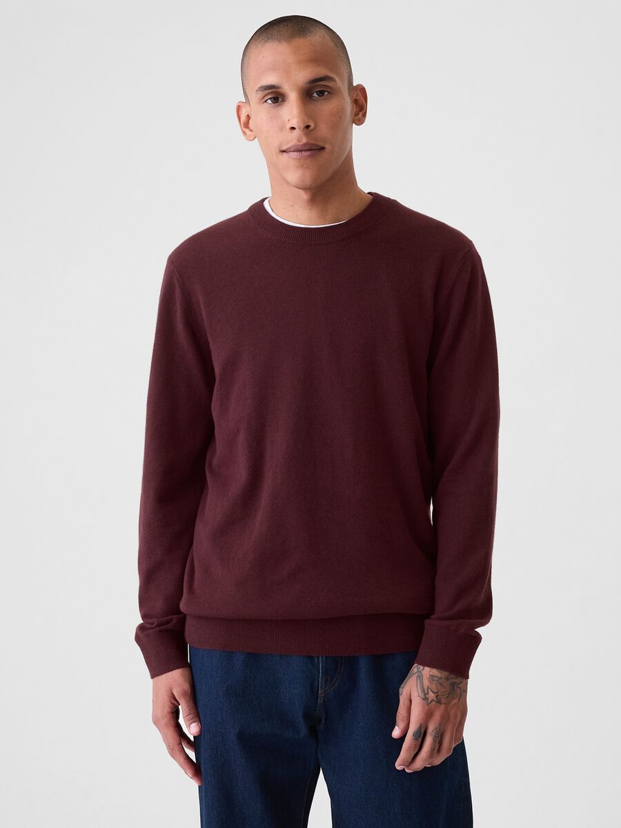 Round neck pullover_0