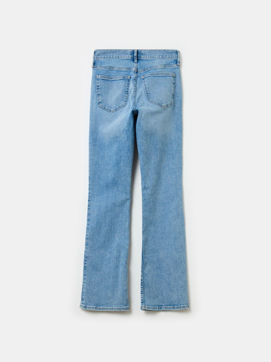 Jeans mini bootcut flare fit a vita media_5