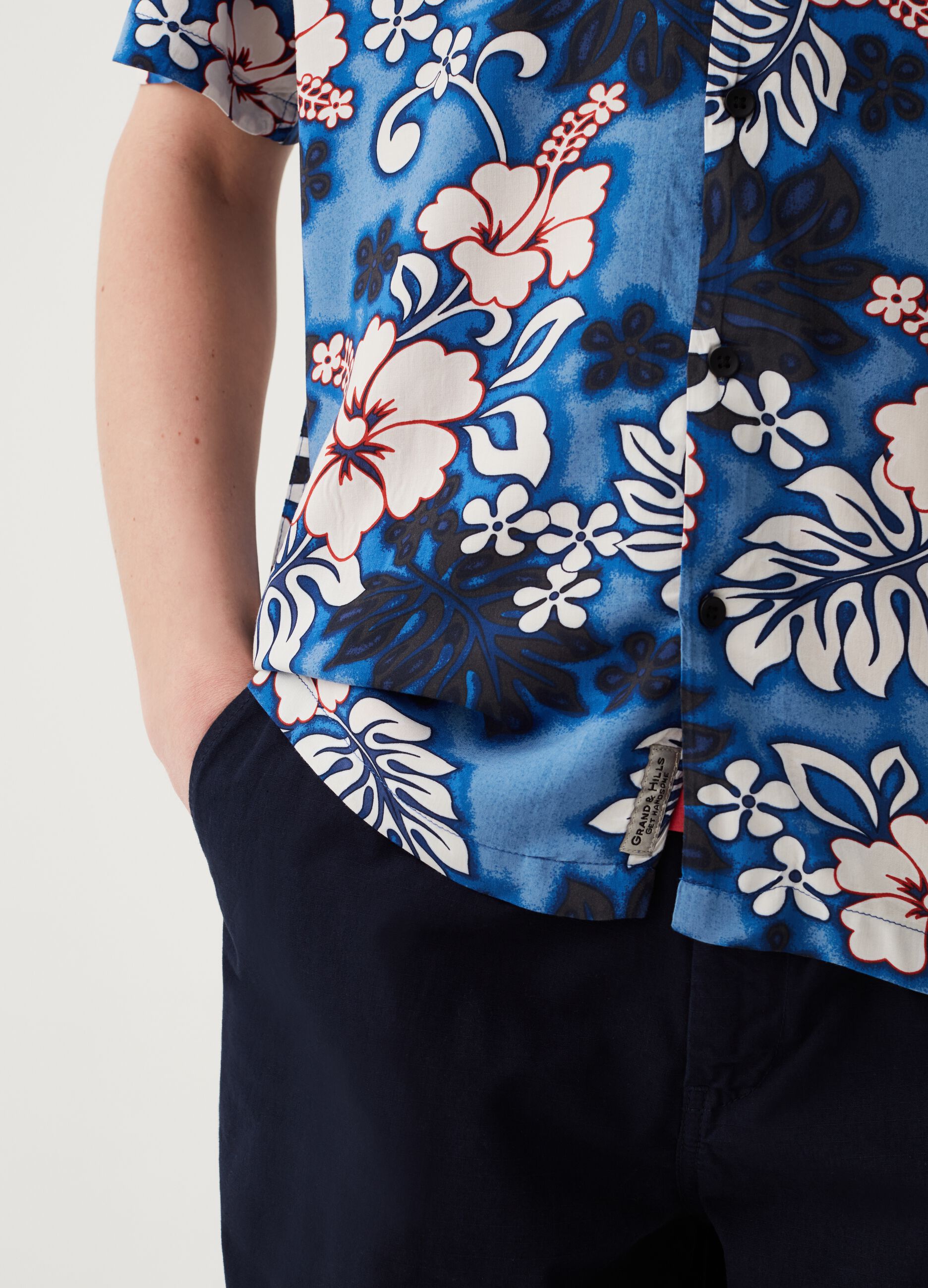 Camicia oversize in viscosa sostenibile Grand&Hills_3