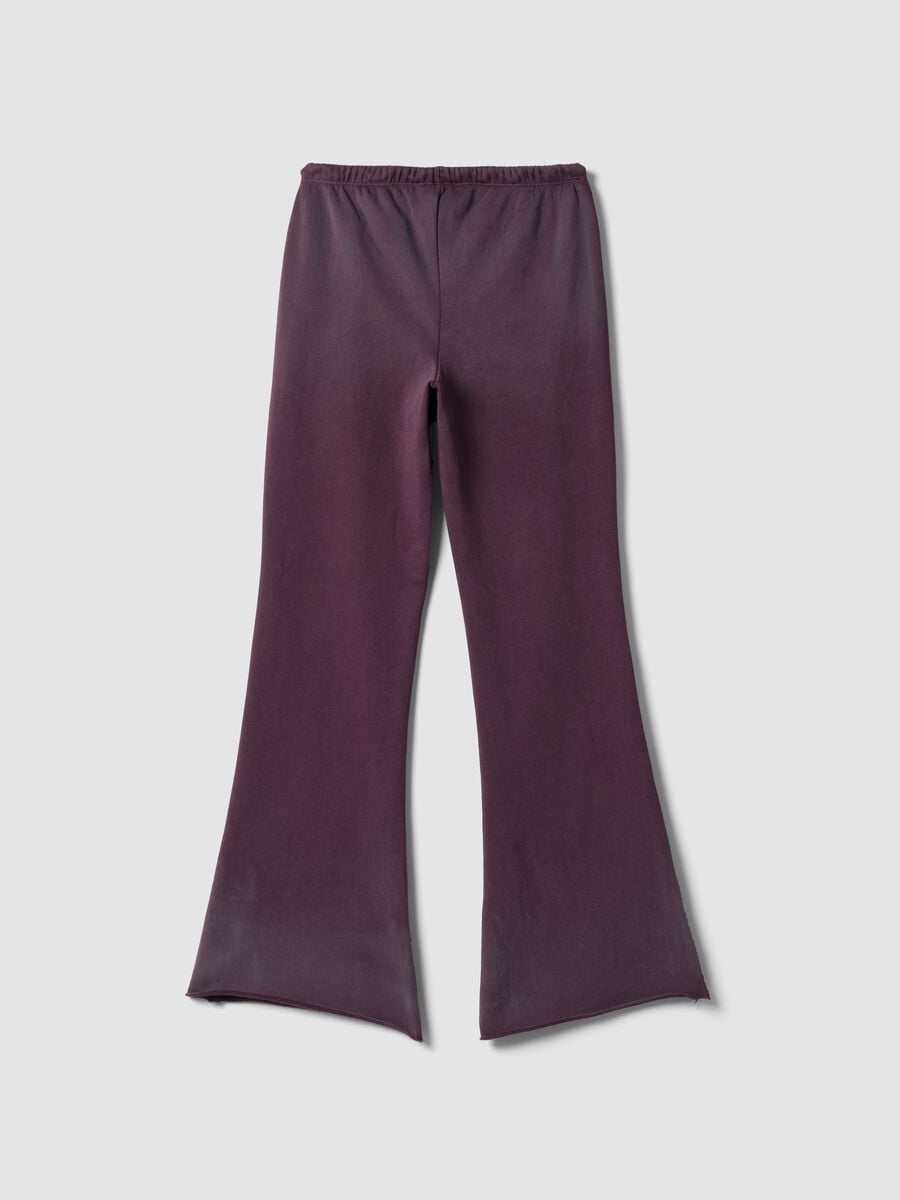 Flare Sweatpants Sunfaded Wine_1