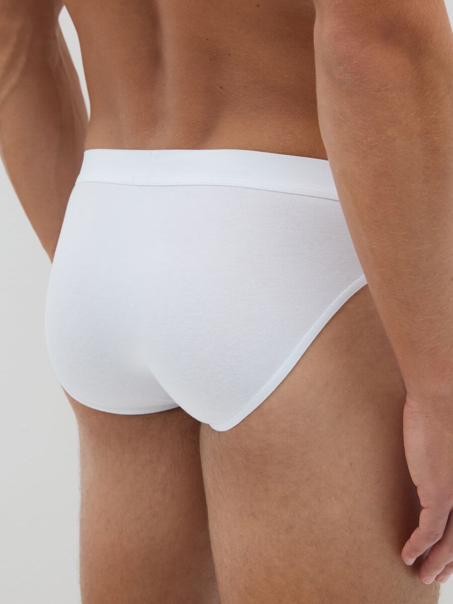 White Stretch Jersey Briefs_2