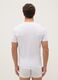White regular fit crew neck T-shirt in pure cotton_2
