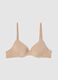 Women's beige stretch-blend bra_4