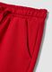 Pantaloni jogger rossi in puro cotone organico_3
